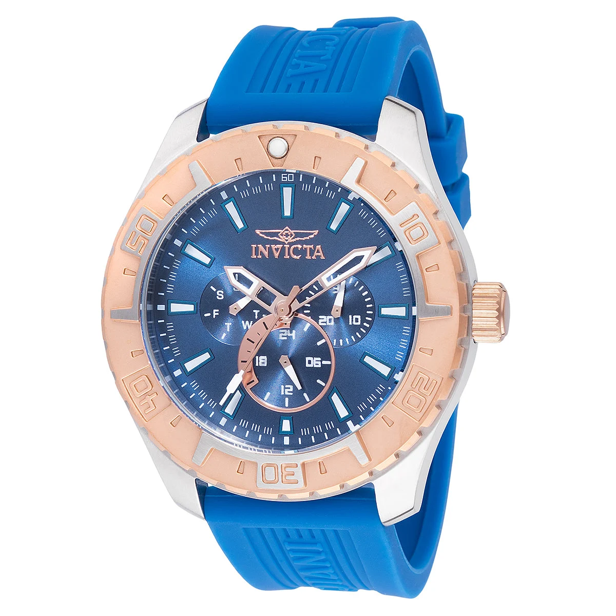 Invicta Aviator Watch - 49mm, Blue (45750) 49 mm kol saati