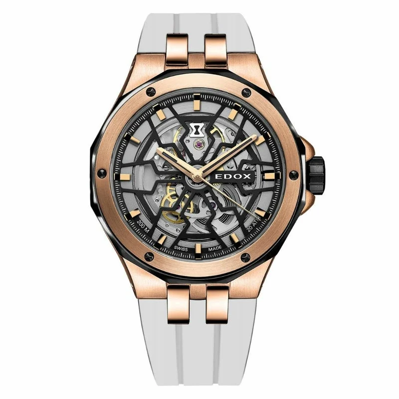 EDOX 85303-357RN-NRN-W 43 mm kol saati