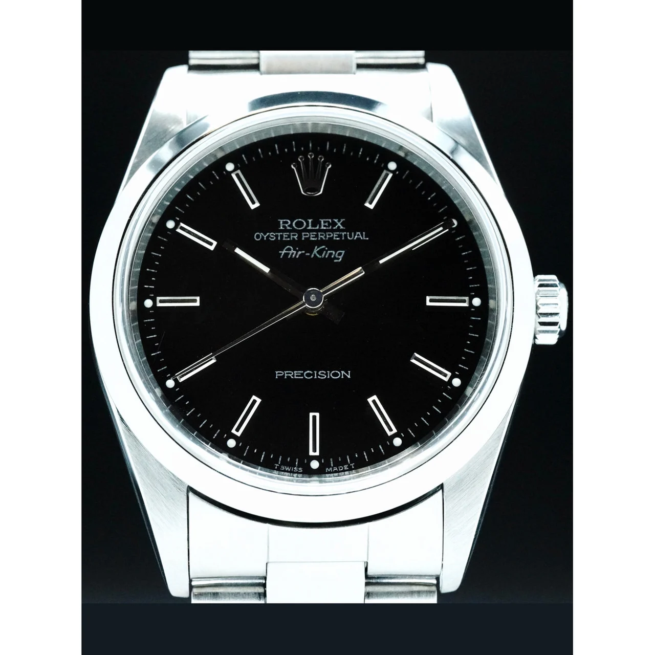 Rolex Air King 34mm Black Dial Stainless Steel 210000078980 34 mm kol saati