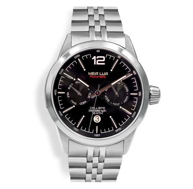 MEIA LUA Watches Cal-slv-blk kol saati