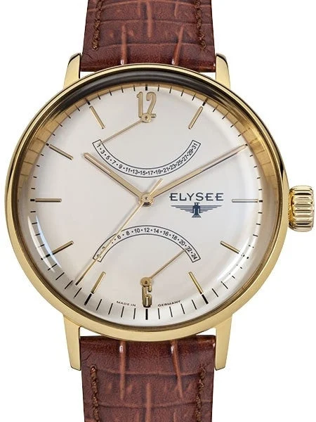 Elysee Sithon Quartz Dress Watch with GMT and Date Sub-Dials #13271 kol saati