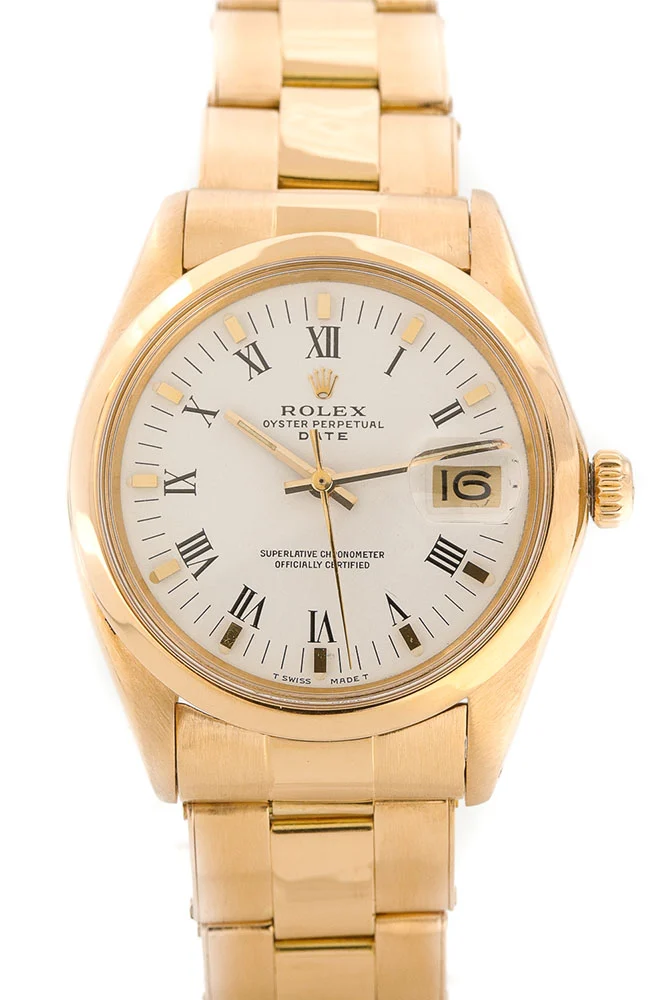 Rolex Date Ref. 1500 18k 34 mm kol saati