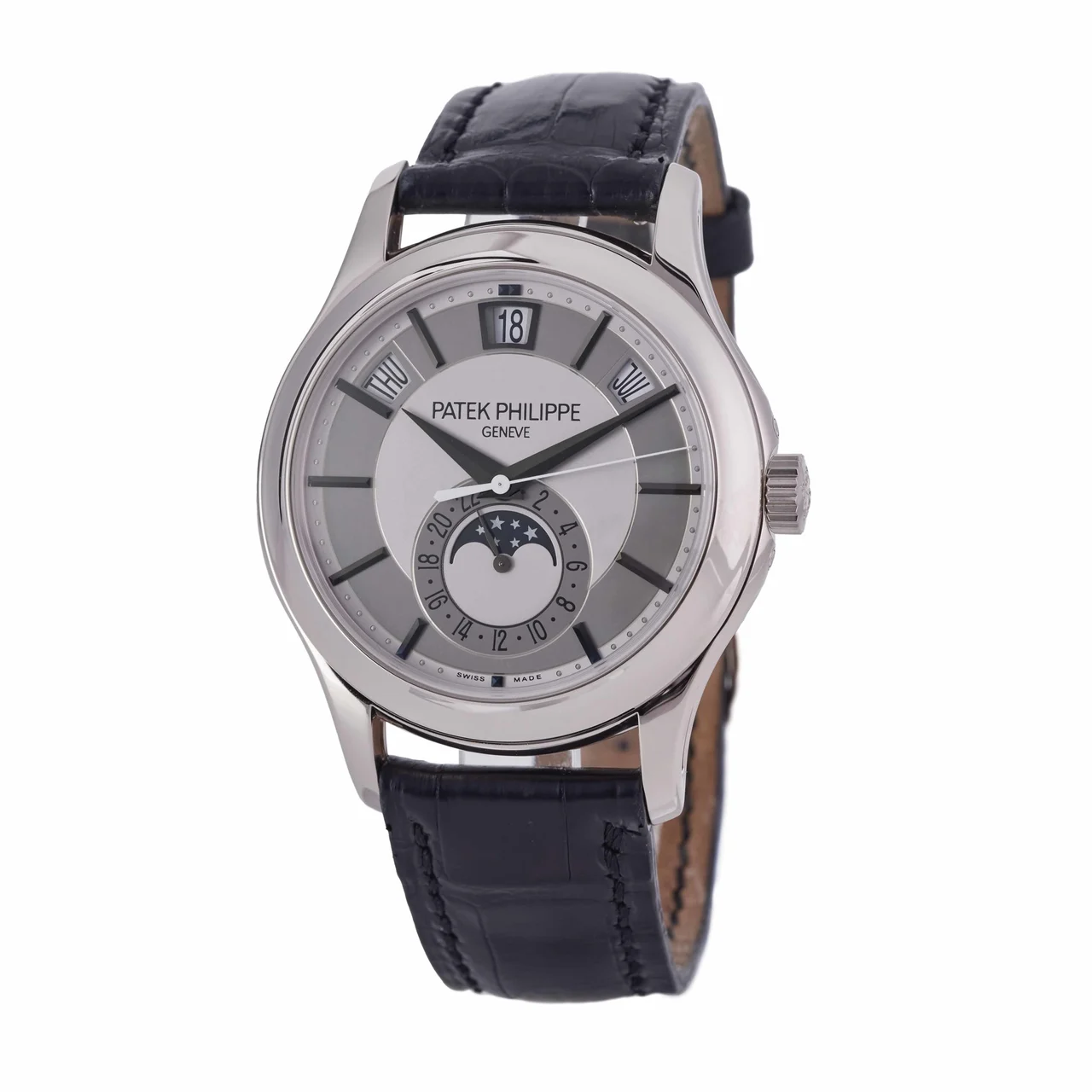 Patek Philippe PATEK PHILIPPE, REF. 5205G-001, ANNUAL CALENDAR, 18K WHITE GOLD kol saati