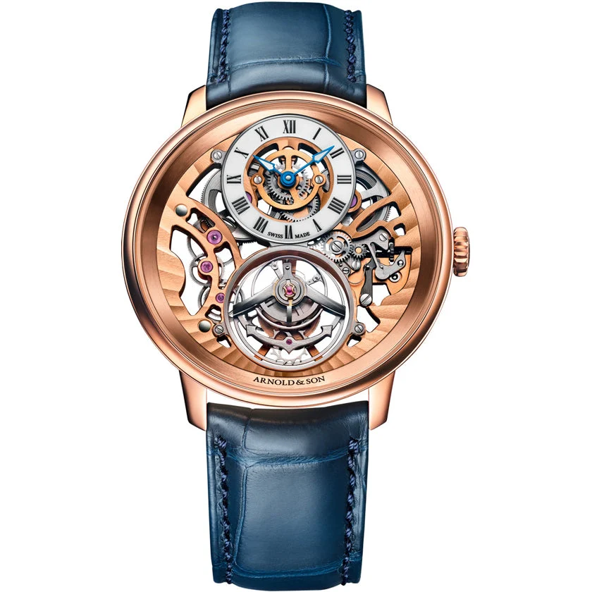 Arnold & Son Ultrathin Tourbillon Skeleton Red Gold 1UTBR.Z01A.C246R 41.5 mm kol saati
