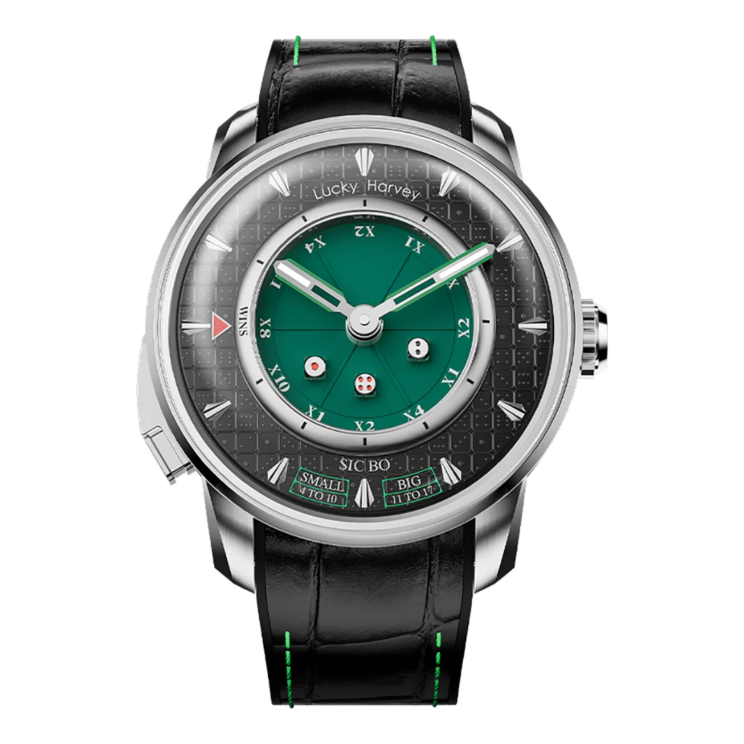 Lucky Harvey LH.Sicbo.Green 43 mm kol saati