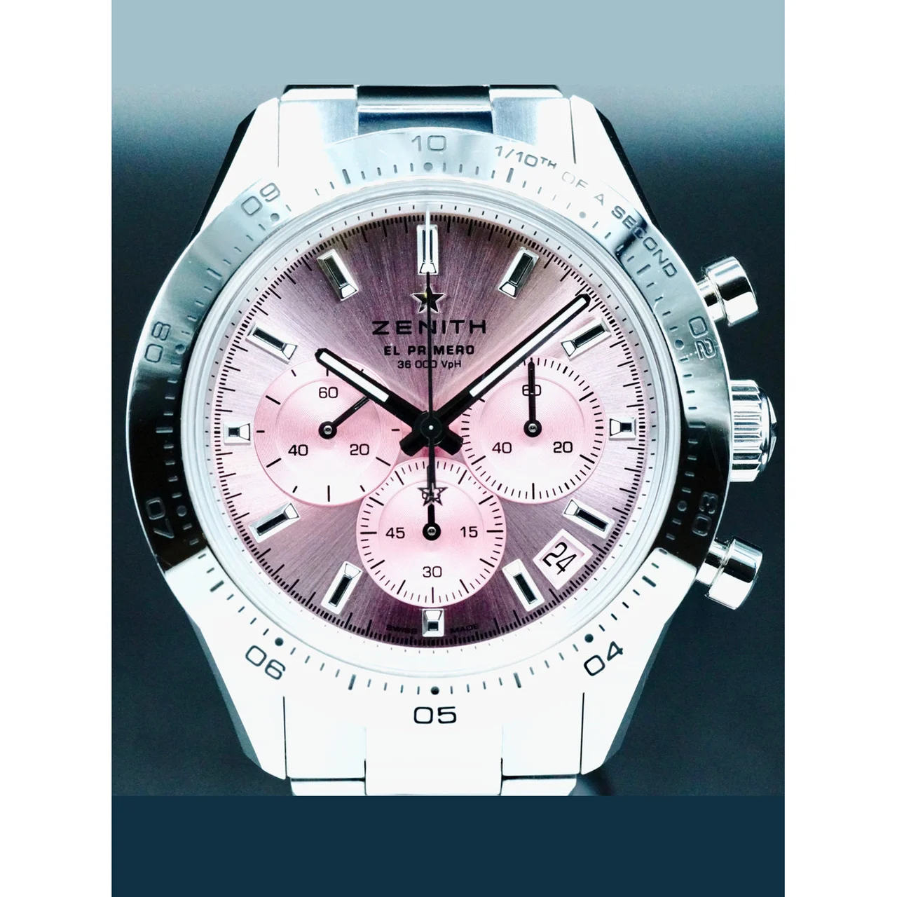 Zenith Chronomaster Sport Steel - Pink 41mm POC210000081054 41 mm kol saati