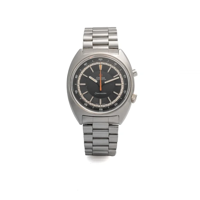 OMEGA Ref. 145.007, chronograph with instantaneous return to zero, black dial; “Seamaster”