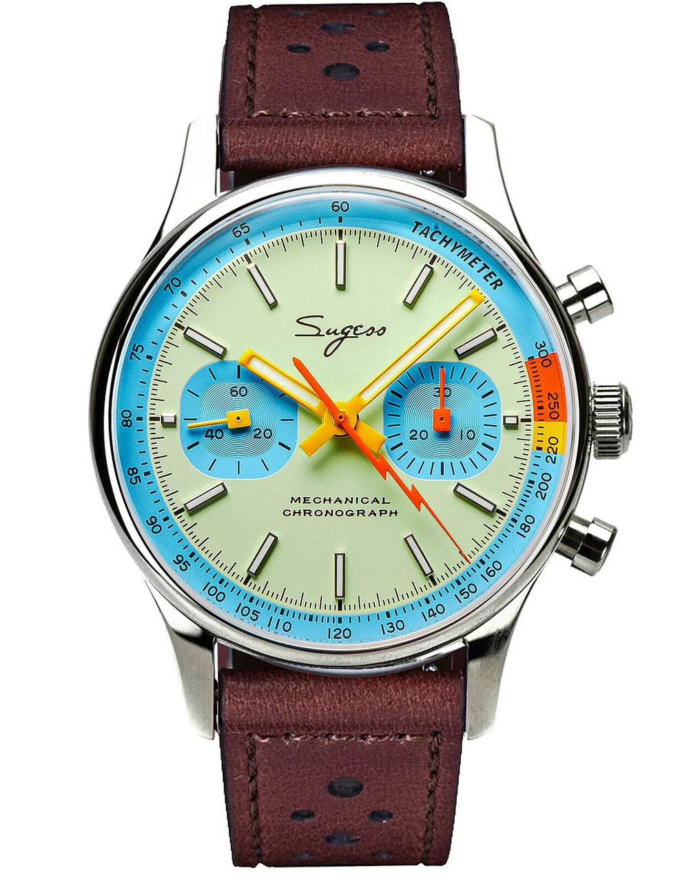 Sugess Chrono Heritage S387.01.Z 40 mm kol saati