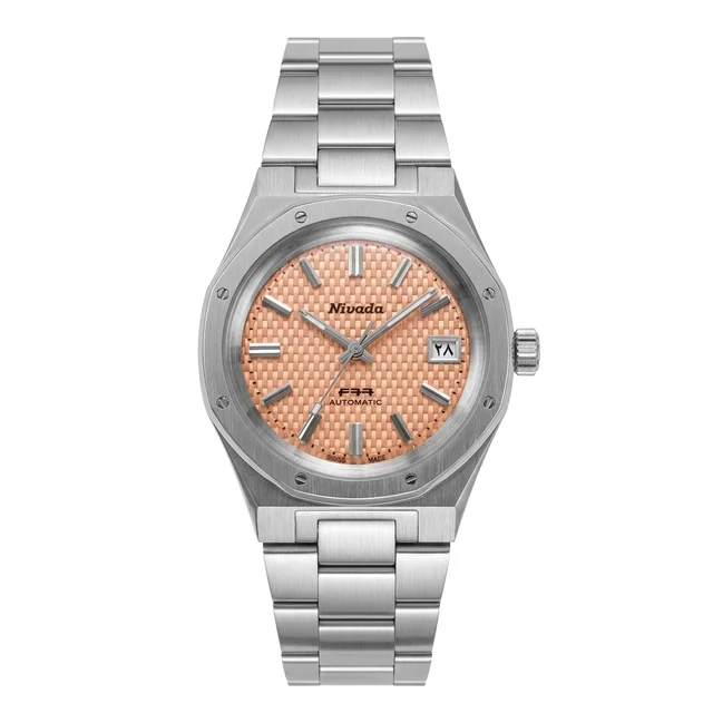 Nivada Grenchen Nivada Grenchen F77 F77- Salmon with Date kol saati