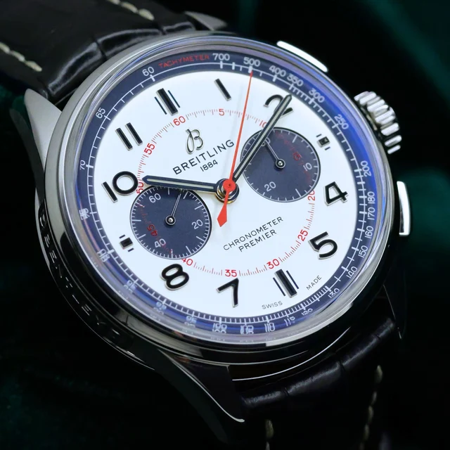 Breitling Premier B01 Chronograph Bentley Mulliner Silver Di kol saati