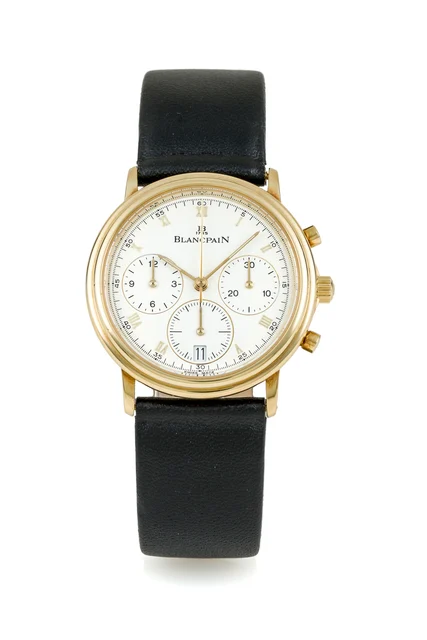 Blancpain BLANCPAIN, REF. 1185, VILLERET CHRONOGRAPH, YELLOW GOLD kol saati