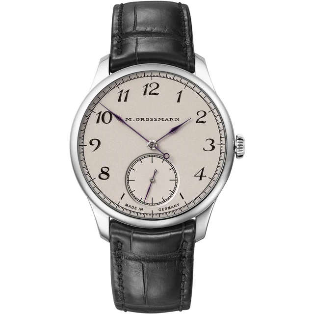 Moritz Grossmann Tefnut Steel Silver Plated by Friction MG-003517 kol saati