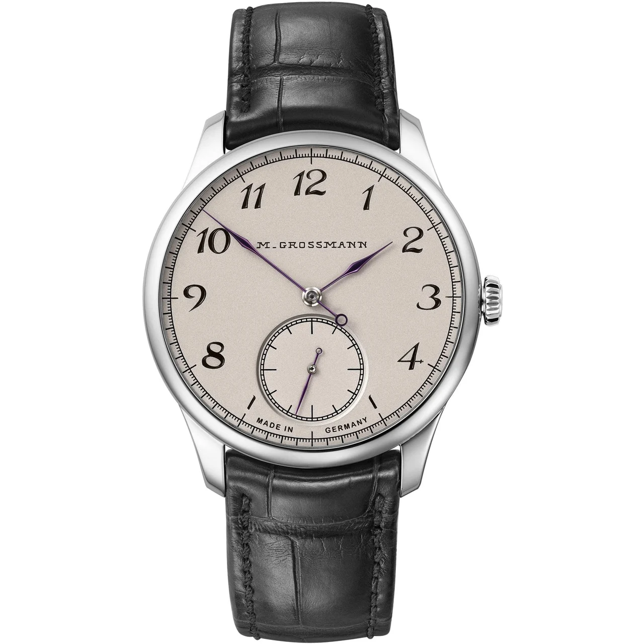 Moritz Grossmann Tefnut Steel Silver Plated by Friction MG-003517 kol saati