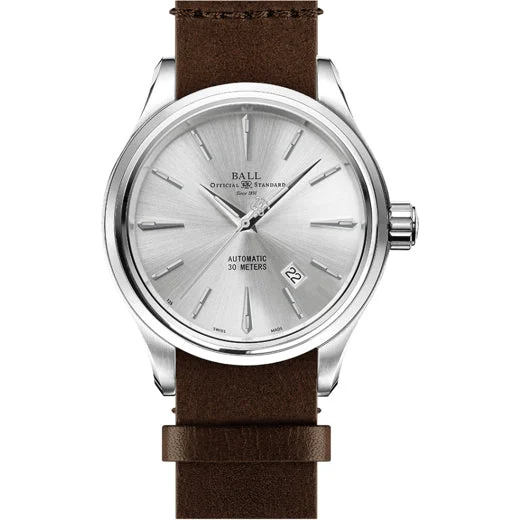 Ball Trainmaster Legend Silver Dial NM9080D-L1J-SL kol saati