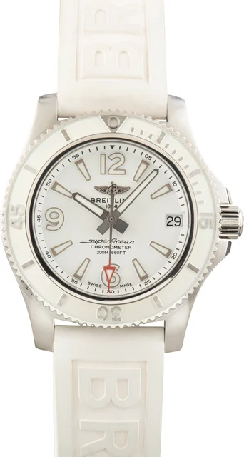 Breitling Superocean 36 White Dial A17316D21A1S1 kol saati