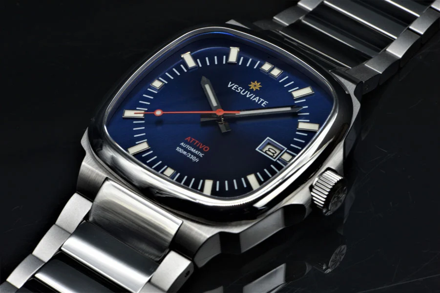 Vesuviate Attivo Blue Depths 39 mm kol saati