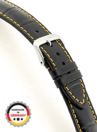 RIOS Grained Leather Vegas - Yellow - Alligator Grained 5916/RI kol saati