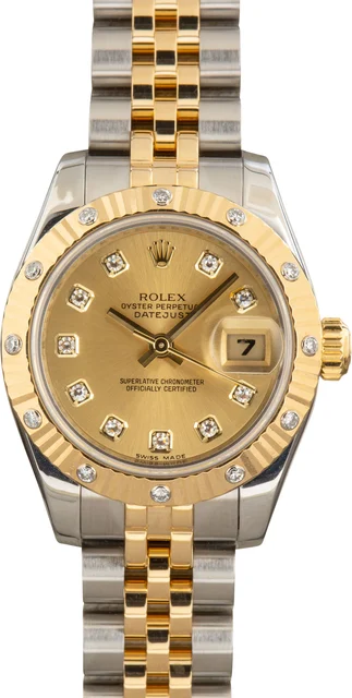 Rolex Datejust 179313 Diamond Mother Of Pearl kol saati
