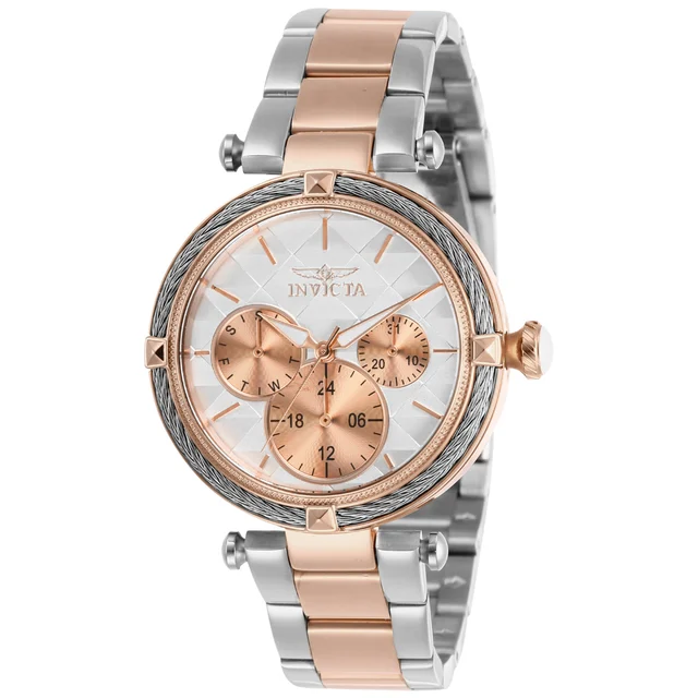 Invicta Bolt Latticia Watch - 36.5mm, Steel, Rose Gold (28962) kol saati