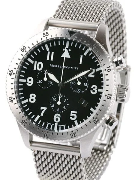 Messerschmitt Aviator Chronograph Watch #ME5030M kol saati