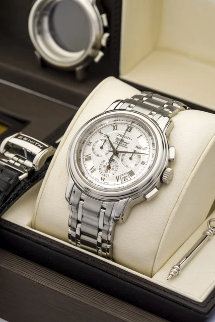 Zenith El Primero Chronomaster, Steel 03.1250.4009 kol saati