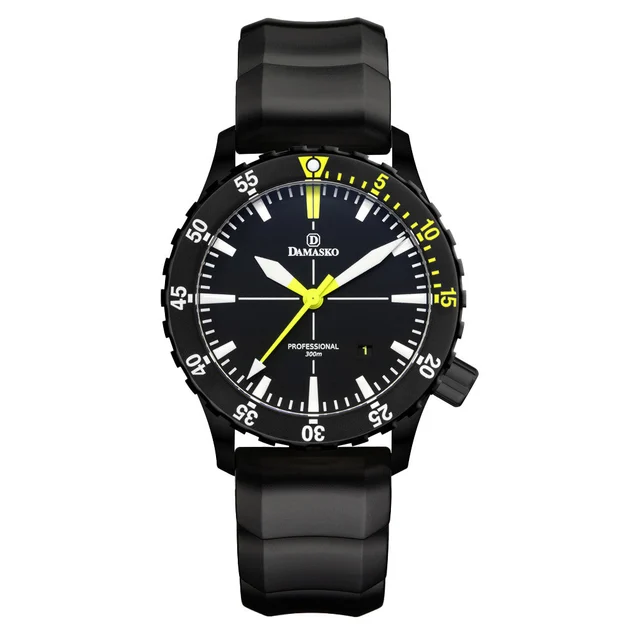 Damasko Automatic 300M Dive watch with in-house Movement #DSub10BK kol saati
