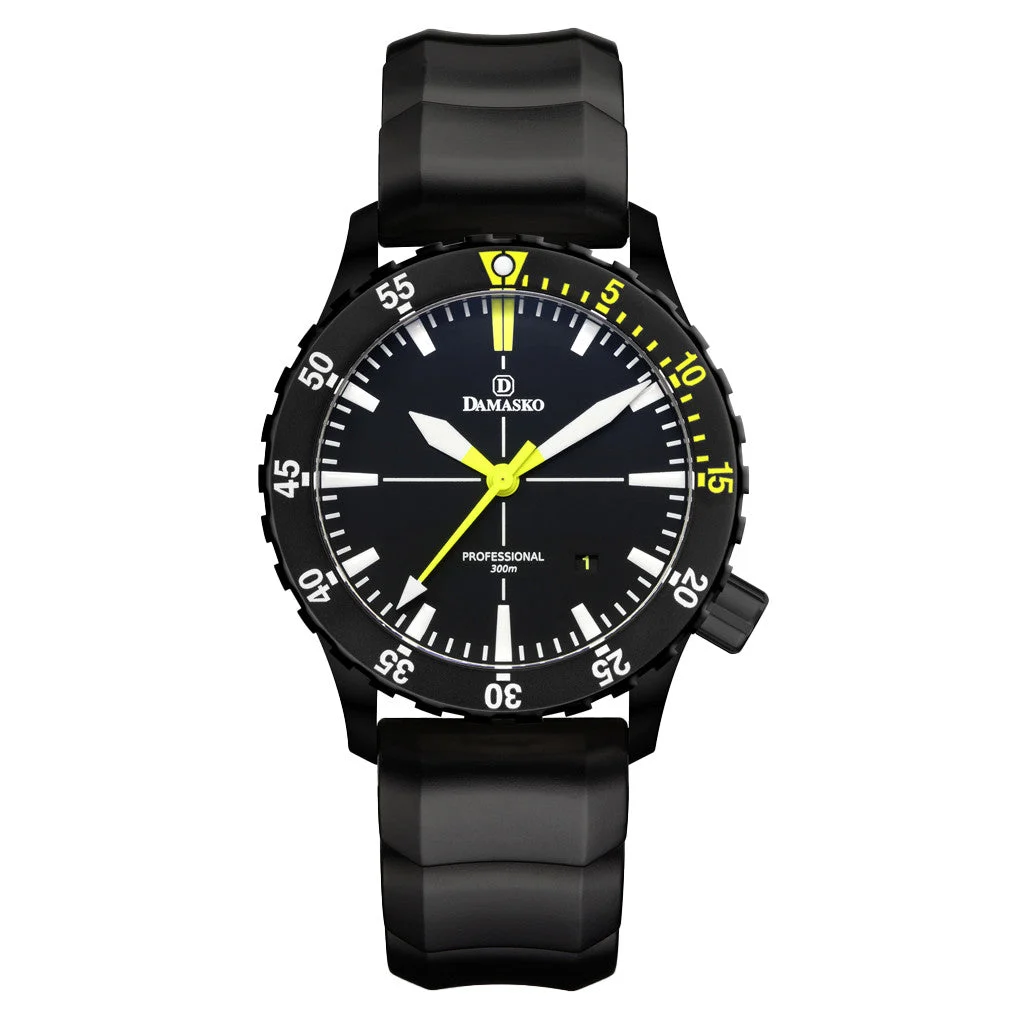 Damasko Automatic 300M Dive watch with in-house Movement #DSub10BK 43 mm kol saati