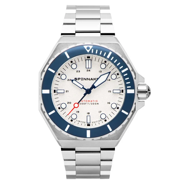 Spinnaker Islander Dumas Limited Edition Watch with Sand White Dial #SP-5081-LIW11 kol saa