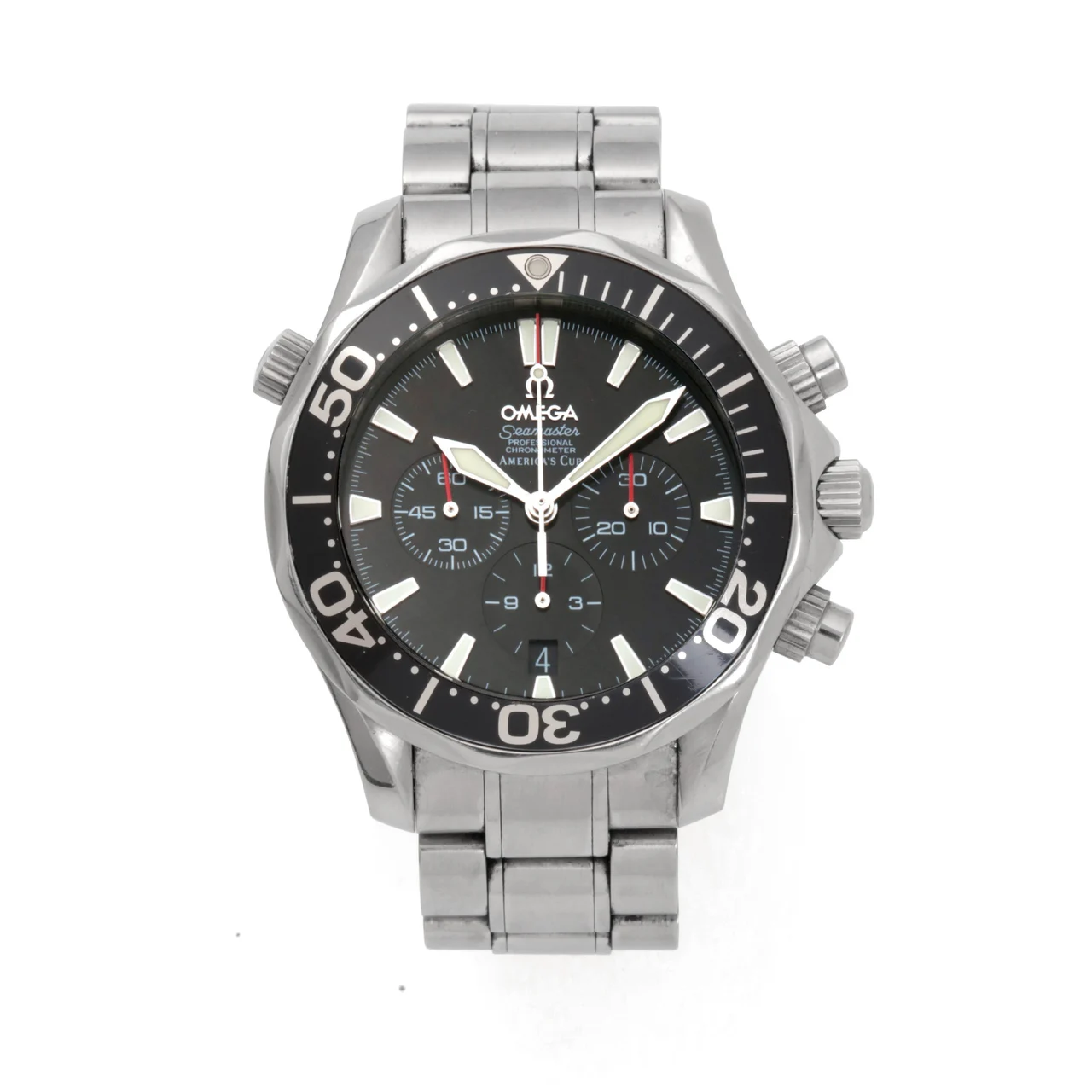 OMEGA Ref. 25945000, “Seamaster” “America’s Cup”; stainless steel kol saati