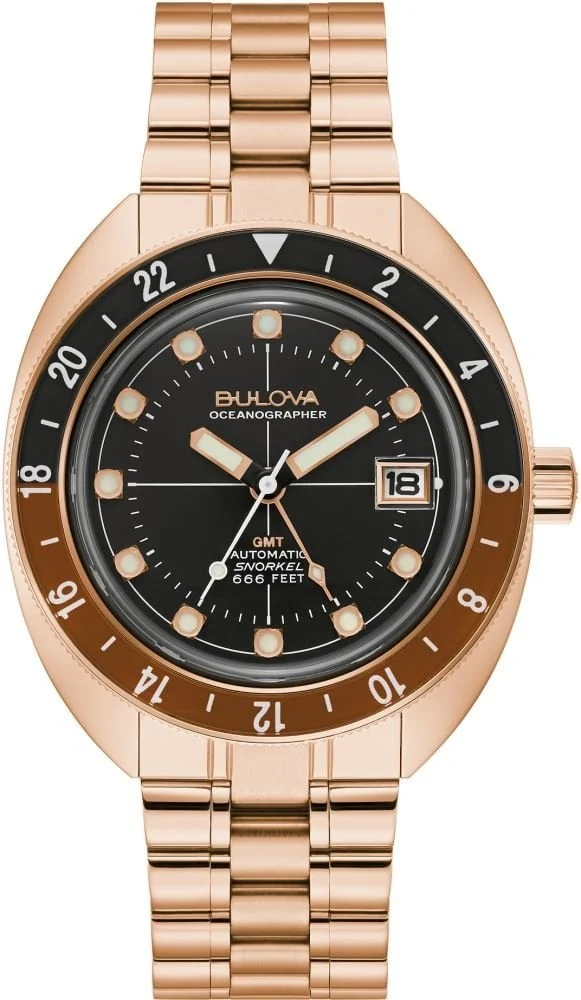 Bulova Archive Series Oceanographer GMT 97B215 41 mm kol saati