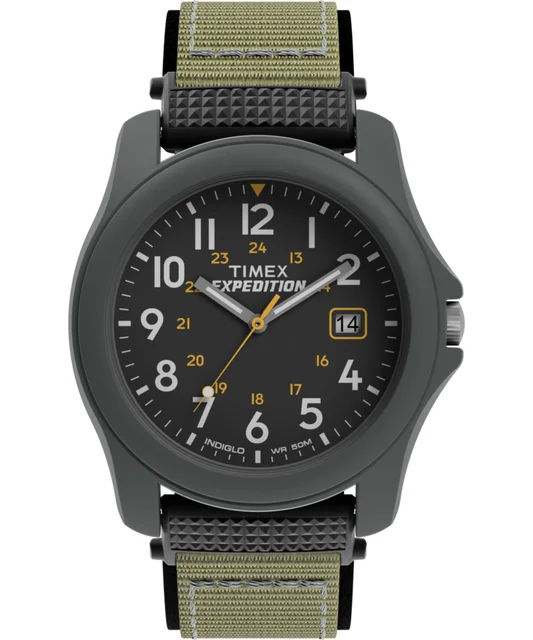 Timex Expedition Camper 39mm Fabric Strap Watch T42571 kol saati