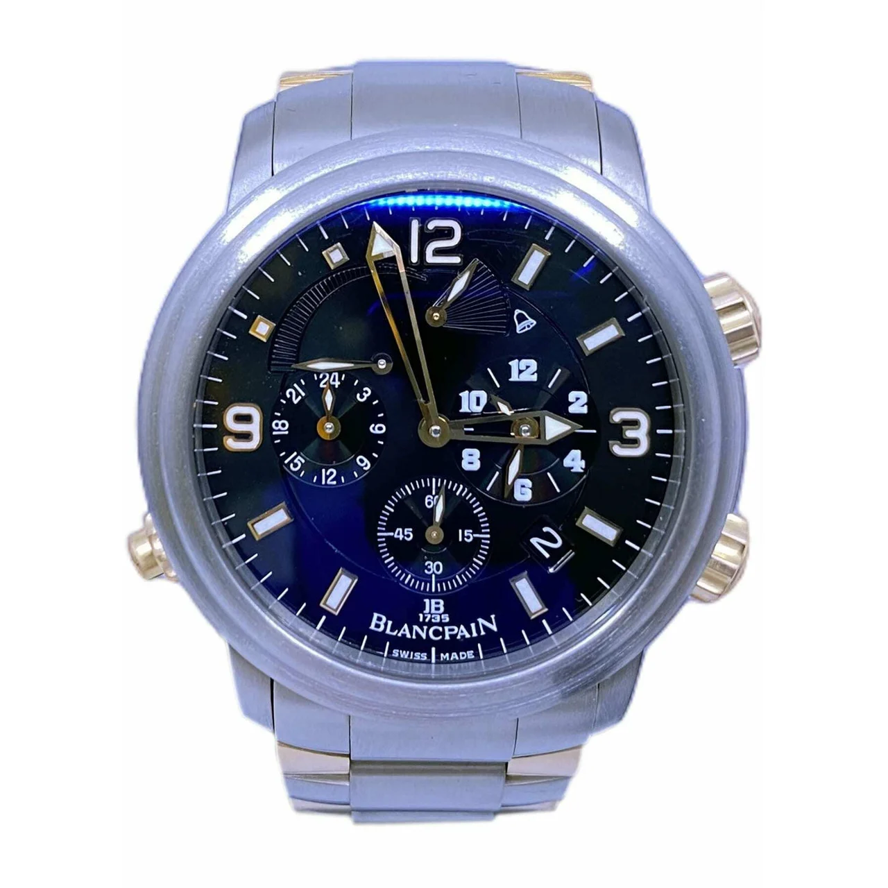 Blancpain Leman Reveil GMT 2041-12A30-98A 210000016238 kol saati