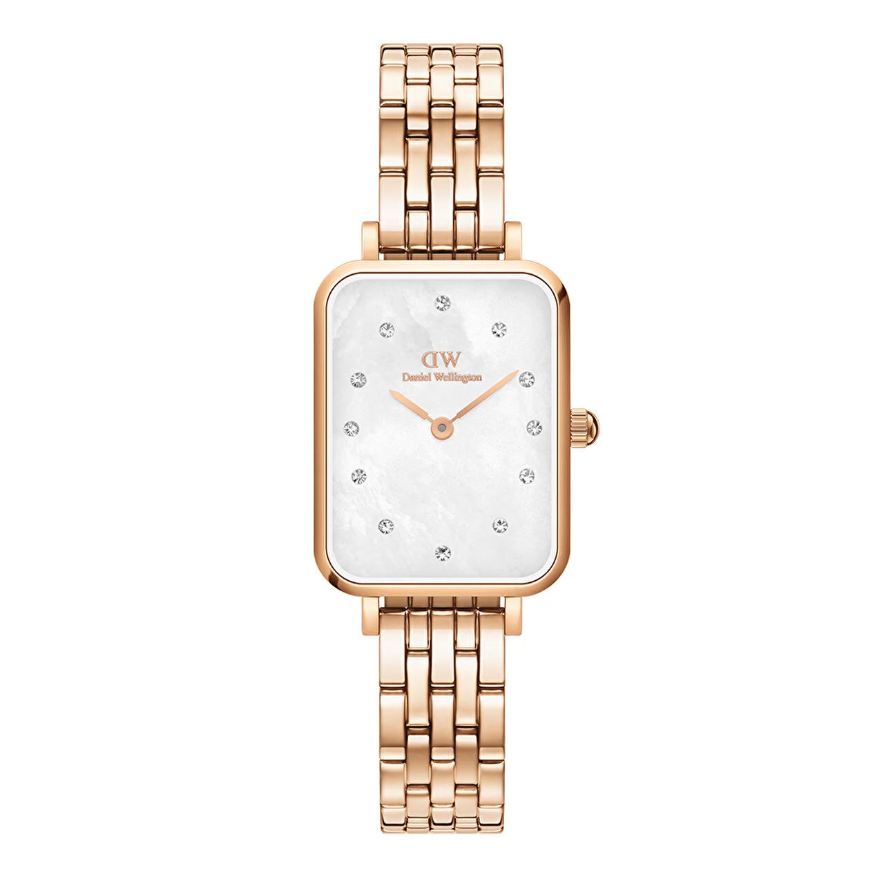 DANIEL WELLINGTON Quadro Lumine 5-Link Melrose DW00600620 20 mm kol saati