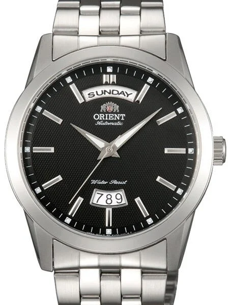 Orient Union 21-Jewel Automatic Day and Date Watch with Stainless Steel Bracelet #EV0S003B