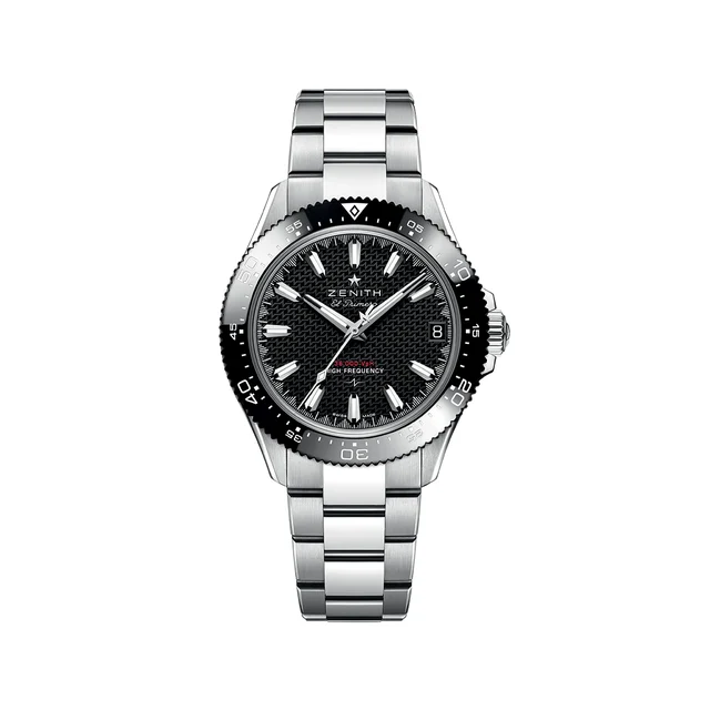 Zenith Chronomaster Solo Sport 40mm - Black on Bracelet 03.5000.3620/22.M5000 kol saati