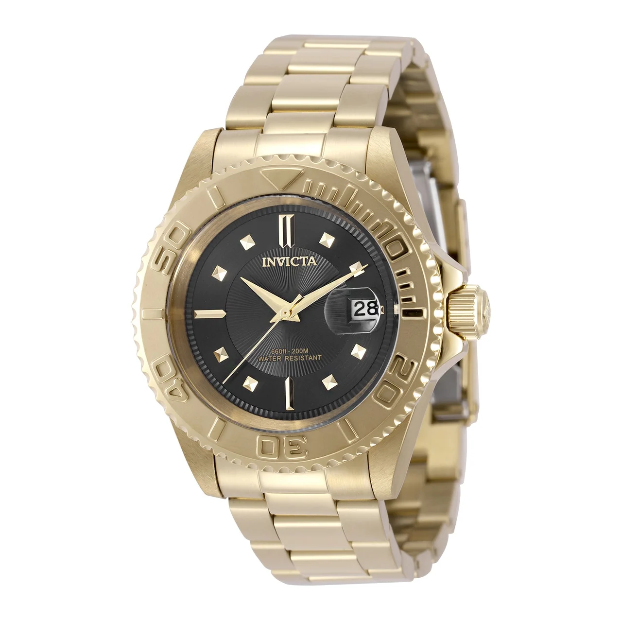 Invicta Pro Diver Watch - 40mm. Gold (50398) 40 mm kol saati