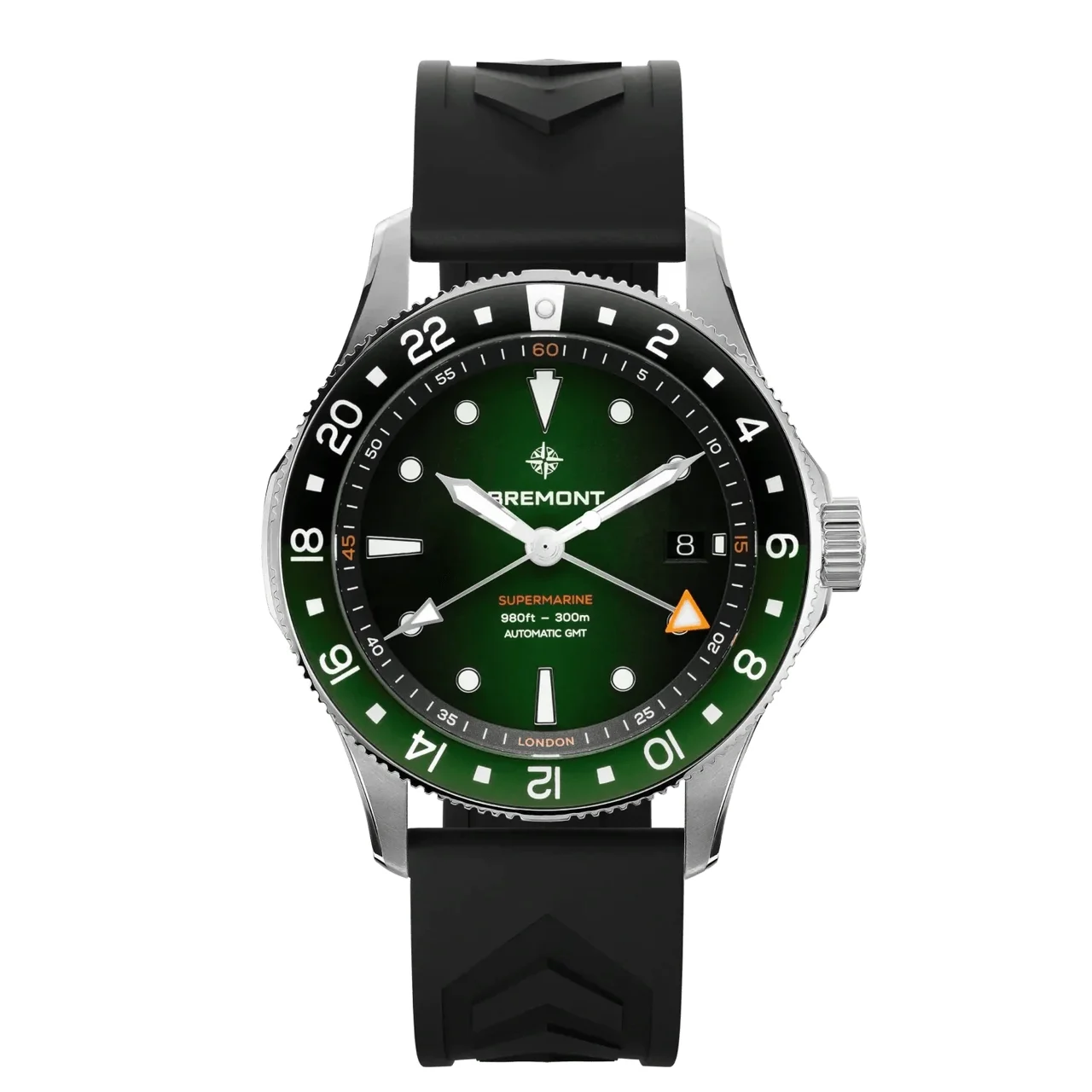 Bremont Supermarine SM40-GMT-SS-GNBK-R-S 40 mm kol saati