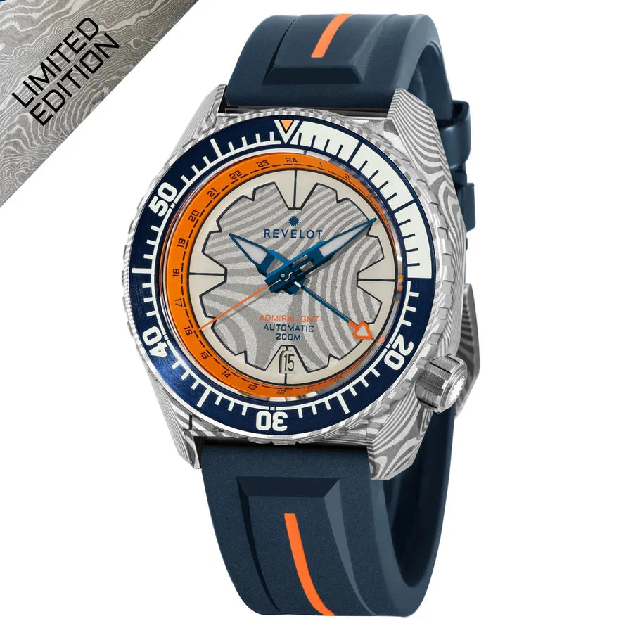REVELOT Admiral GMT R10-DM16CDM/S22-9A16CR3 42 mm kol saati