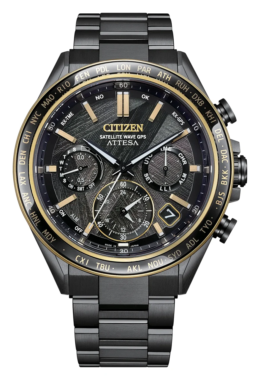 Citizen Attesa Light In Black CC4078-51E 44.6 mm kol saati