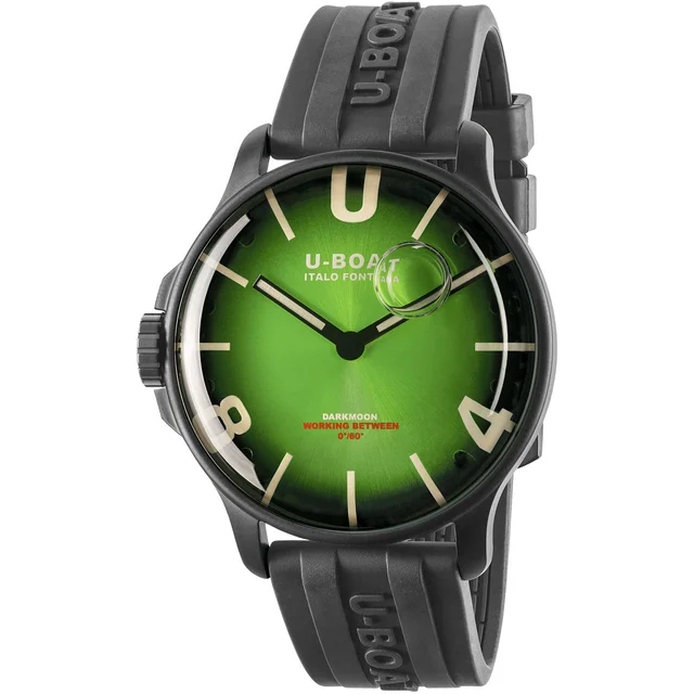 U-Boat Darkmoon 44mm Green PVD Soleil 8698/D kol saati