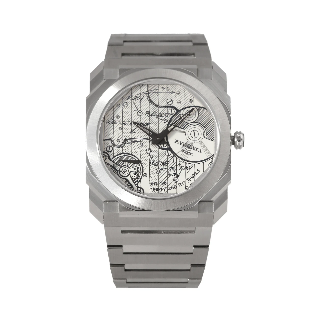 Bulgari Switzerland 104163 40 mm kol saati