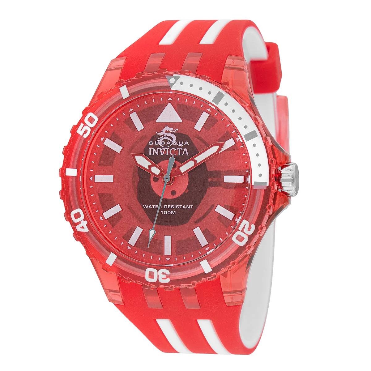 Invicta Subaqua Watch - 44mm, Red (69450) 44 mm kol saati
