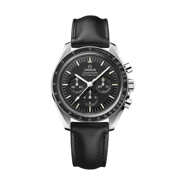 OMEGA Speedmaster Moonwatch Professional Sapphire 42mm - Black on Leather Strap O310324250