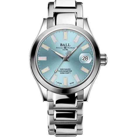 Ball Engineer III Marvelight Chronometer 36mm Ice Blue Dial Rainbow Tubes NL9616C-S1C-IBER