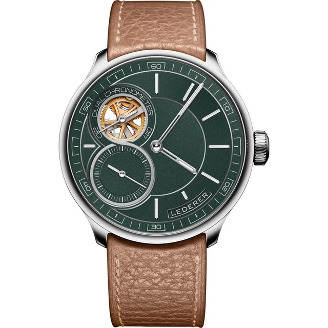 Lederer CIC 9016.60.304 Central Impulse Chronometer Racing Green kol saati