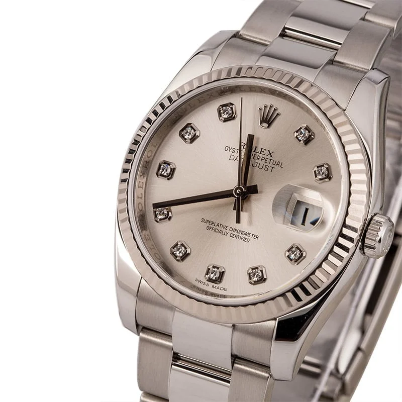 Rolex Datejust 116234 Diamond Dial 116234SDO 36 mm kol saati