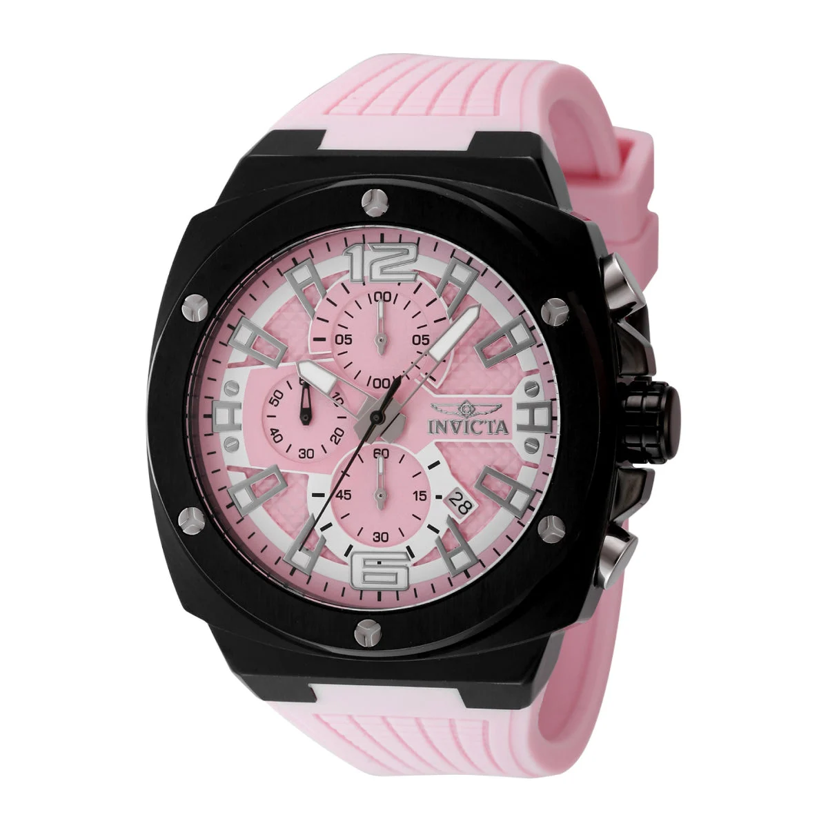 Invicta Racing Turbo Watch - 47mm. Pink (48878) 47 mm kol saati