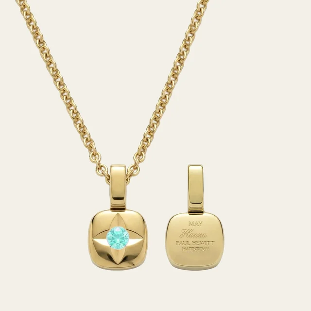 Default Birthstone May Halskette Gold PH-SET-2755 kol saati