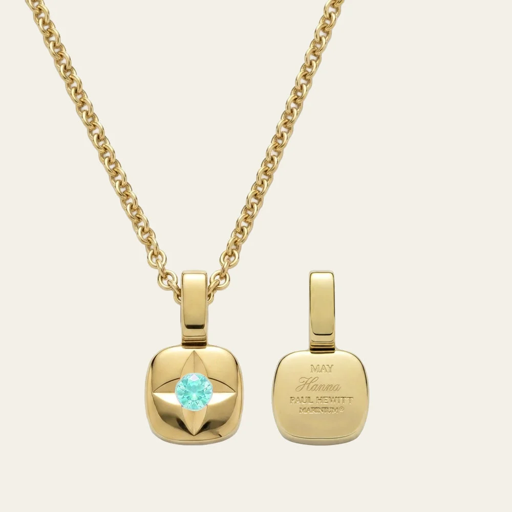 Default Birthstone May Halskette Gold PH-SET-2755 kol saati