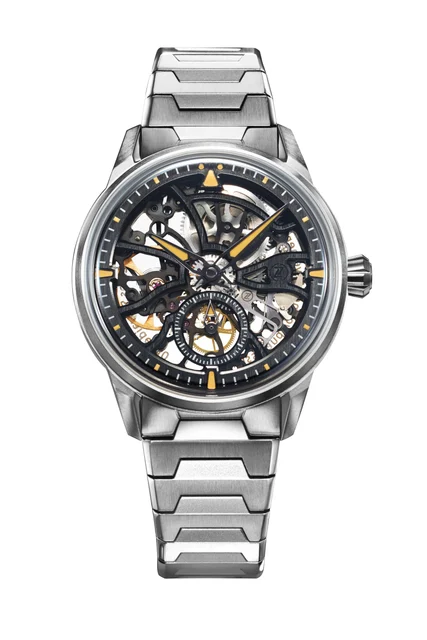 Zelos Skyraider 40 Skeleton Ti 'Supernova' kol saati